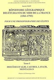 Répertoire géographique des étudiants du Midi de la France