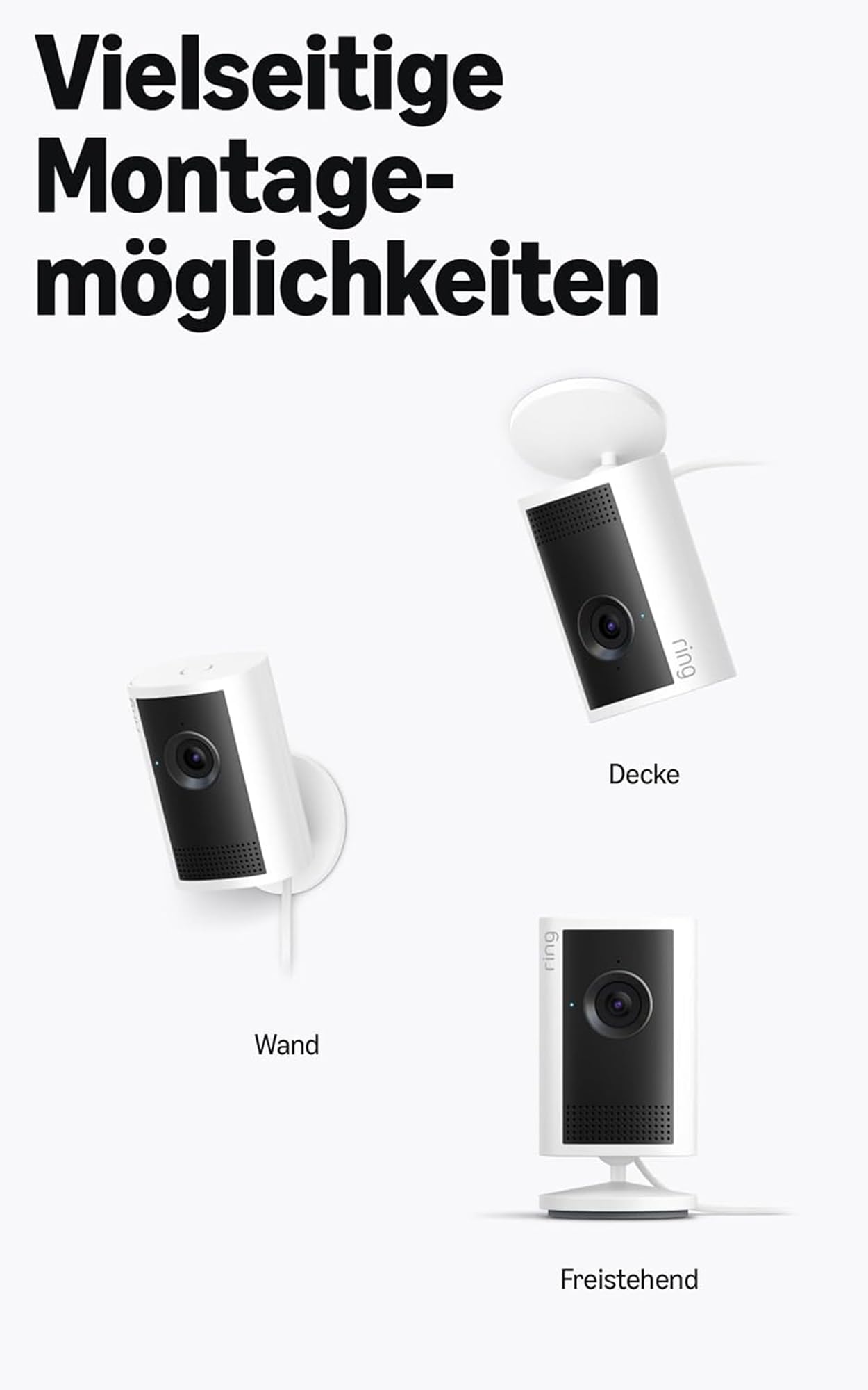 Innenkamera Plus (neueste Generation) mit Akku-Videotürklingel | Sicherheitskamera mit Netzteil | Retinal 2K, bis zu 4-facher, optimierter Zoom,| 30 Tage Gratiszeitraum für Ring Home-Abonnement 7