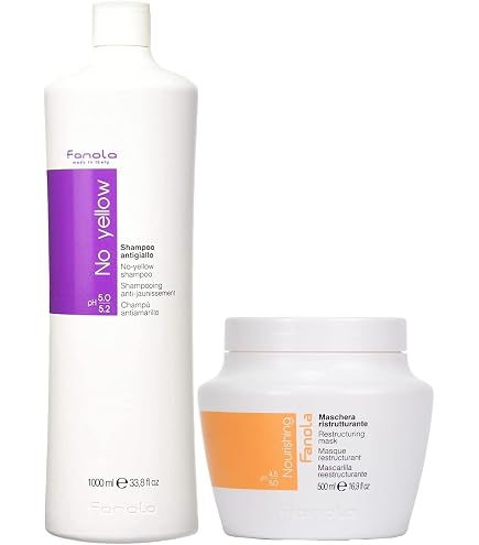 Amazon.com : Fanola No Yellow Shampoo Bundle with No Yellow Mask
