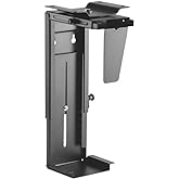 PrimeCables Under Desk Computer Mount, Most CPU Wall/Under Desk PC Tower Mount Heavy Duty Steel Computer Tower Stand, Secure 