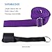 KimDaro Leg Stretcher, Door Flexibility & Stretching Leg Strap – Great for Ballet Cheer Dance Gymnastics or Any Sport Leg Stretcher Door Flexibility Trainer Premium Stretching Equipment (Dark Purple)thumb 3