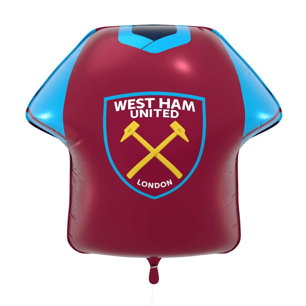 FC Jersey Foil Balloons β Officially Licensed Party Decorations, 52 x 53 cm (West Ham) β image 1