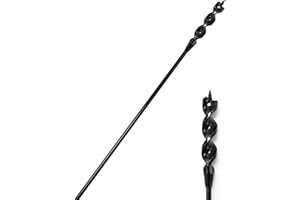 HANSHAN Flexible Installer Drill Bit 3/4-Inch by 54-Inch Fish Bit for Pulling Wire Through Tight Spaces with Minimal Damage