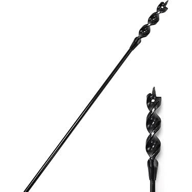 DECKRKAT 36 Flexible Installer Drill Bit - 1/2 Auger with Fish Eye Hole & Anti-Slip 3-Flat