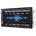 Soundstream VR-651B, 7 Inch Double Din Touchscreen DVD Car Stereo, Android MHL PhoneLink Auto Radio with Bluetooth and Built in EQ, 2-Din Multimedia Receiver AM/FM SD USB