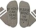 Saucey Socks If You Can Read This Please Bring Me Coffee, Beer, Wine, Socks Men Women, Luxury Cotton, Great Gift (Medium, Wine - Grey Black)