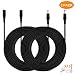DC Power Extension Cable, 33ft 2Pack 2.1mmx5.5mm DC Plug Power Supply Adapter Extension Cord 20AWG Power Cord Compatible with 12V,24V Wireless CCTV IP Security Camera,Led Strip Lights,Standalone DVR