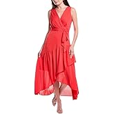 Anne Klein Women's Hi Low Wrap Dress