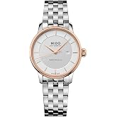 MIDO Baroncelli Signature Lady - Swiss Automatic Watch for Women - Silver Dial - Case 30mm - M0372072103100
