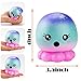 R • HORSE Jumbo Squishy Kawaii Cute Starry Sky Octopus Cream Scented Squishies Slow Rising Kids Toys Doll Stress Relief Toy Hop Props, Decorative Props Large (Starry Sky Octopus)