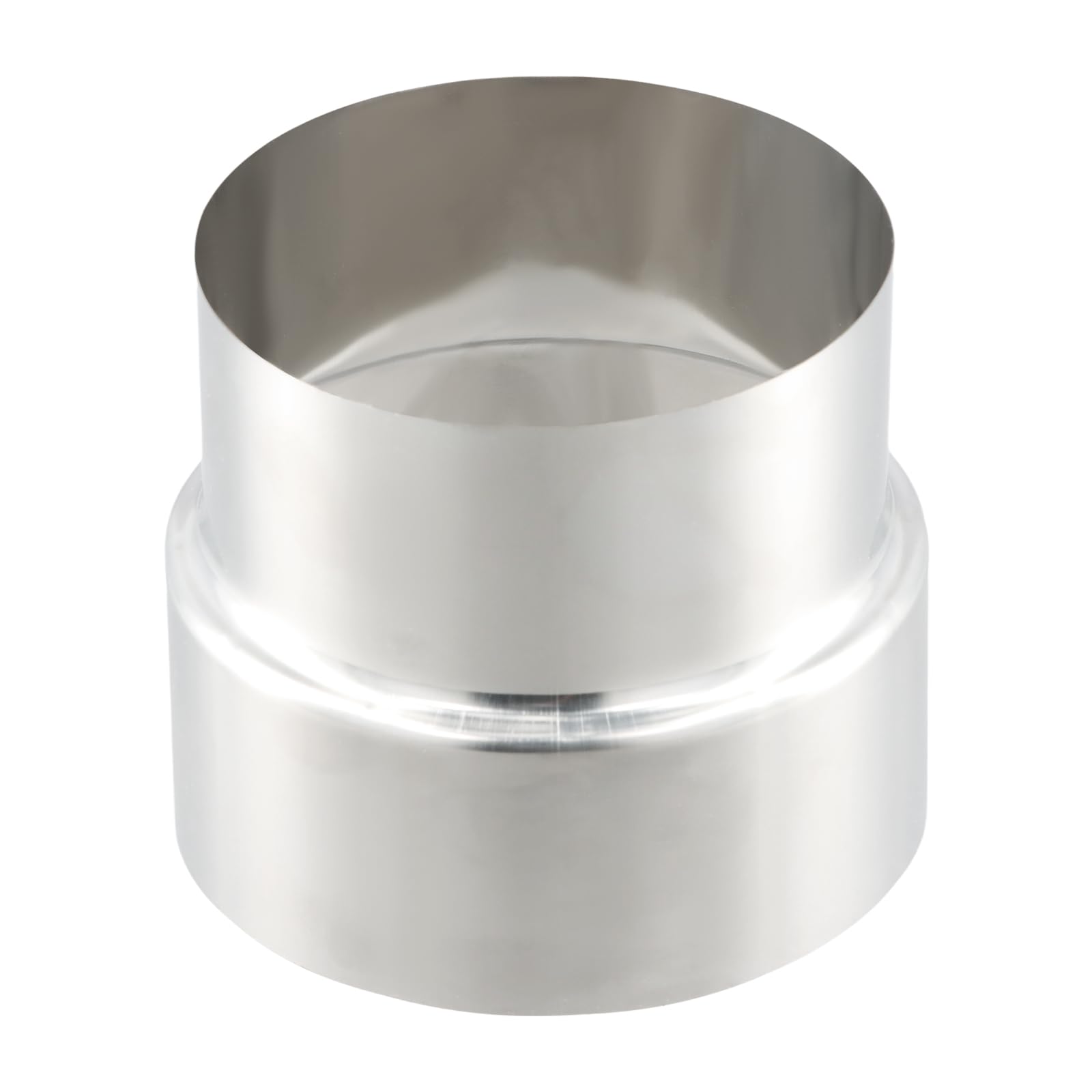 Stove Pipe Reduction, 110 mm to 100 mm, Stainless Steel Reduction Chimney Pipe, Heat Resistant Stove Pipe Reducer, Flue Pipe Reduction, Reduction Stove Pipe