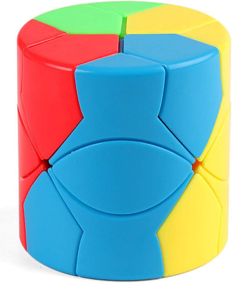 TANCH YJ Barrel Radi Speed Cube Cylinder Magic Cube Puzzle Toy Colorful