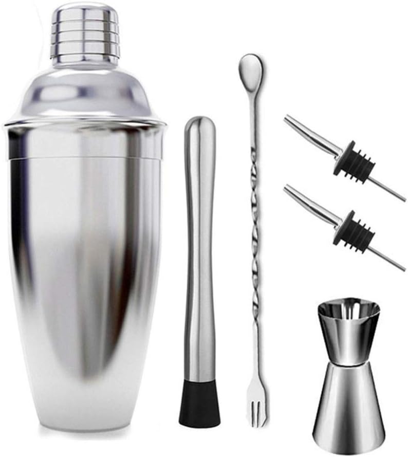 Compra MUDEREK 6pcs / Set Bartending Herramientas, Cóctel de 550 ml de