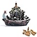 MeiHao Ceramic Backflow Incense Holder Incense Incense Burner Cones Stick Holder for Home Office Decor