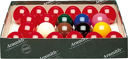 Aramith 2-1/8" snooker billiard/pool balls, comple…