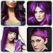 BERINA A6 PERMANENT HAIR DYE COLOR CREAM PURPLE CRAZY FASHIONS PUNK STYLE
