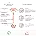 Premium Rose Quartz Roller and Gua Sha Face Massager 2-in-1 Gift set - 100% Natural Anti Aging Crystal - Jade Facial Rollers and Gua Sha Tools Crystals for Alternative Beauty and Skincare by Luminour