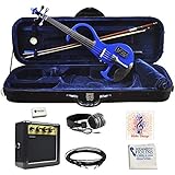 Bunnel EDGE Clearance Electric Violin Outfit Bombshell Blue Amp Included BE300