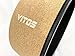 Vitos Fitness Yoga Wheel Roller | for Extreme Yoga Pose, Stretching and Improving Back Bend Deepen Practice Release Tight Muscles (Cork Black 12.6″ x 5″)thumb 2