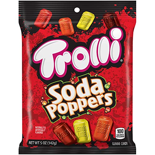 Trolli soda poppers peg bag 5oz (020709110435)