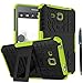 Tab A 7 Inch 2016 Release Armor Case DWaybox 2in1 Combo Hybrid Rugged Heavy Duty Hard Back Case Cover with Kickstand for Samsung Galaxy Tab A 7.0 2016 T280 T285 (Green)