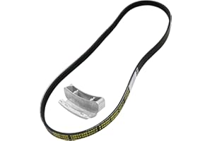 TIKSCIENCE 12658178 Air Conditioning Compressor Drive Belt with Tool Fit for Chevrolet Silverado Suburban Tahoe Cadillac Escalade GMC Sierra Yukon 2014-2022