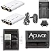 2 LI-42B Batteries for Olympus Camera + Car / Home Charger + Acuvar Battery Pouch for FE-320, FE-340, FE-350, FE-360, FE-3000, FE-3010, FE-4000, FE-4010, FE-4030, FE-5000 Camera and other models