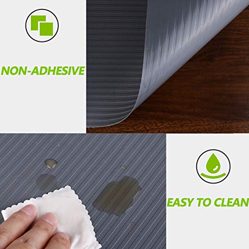 Drawer and Shelf Liner, Shelf Liner Grey Non Adhesive