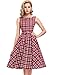 Belle Poque Belted 1950s Vintage Retro Swing Dress 2017 New Homecoming Dress BP02