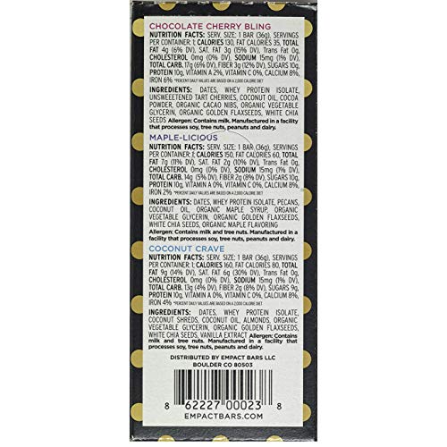 image for Empact Bars Empact Protein Bars: Dream Team Variety Pack - including 4