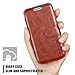 Galaxy S4 mini Case Wallet,Mulbess [Layered Dandy][Vintage Series][Coffee Brown] - [Ultra Slim] [Wallet Case] - Leather Flip Cover With Credit Card Slot for Samsung Galaxy S4 mini GT-I9190