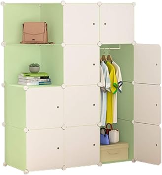 Jurass Kombinierter Schrank Modulares Fach Harzaufhanger Platzsparend Idealer Raumspeicherwurfel Tragbare Diy Kleiderstange L111cm B47cm H147cm Grun Amazon De Kuche Haushalt