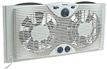 Holmes Twin Window Fan with Comfort Control Thermostat