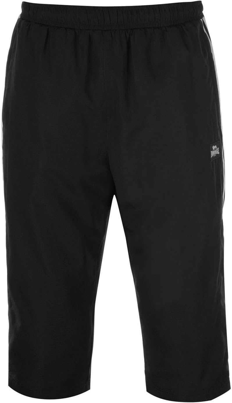 Mens 2 Stripe Three Quarter Pants Three Quarter