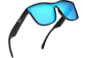 DELHI TORNADO Smart Glasses Bluetooth Music Glasses for Men Women with Built-in Mic & Speakers, Polarized Sunglasses Lenses, Touch Voice Assistant, HD Calling, Open Ear Sound Headphones Glasses