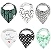 Baby Bandana Drool Bibs for Drooling and Teething - By BG Mini 6 Pack for boys Absorbent Organic Cotton Perfect Bibs - 100% Absorbent Babies & Toddlers - Shower Gift