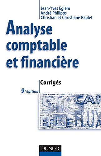 Analyse comptable et financière