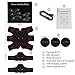 Subok ABS STIMULATOR Rechargeable Abdominal Muscle Toner Trainer - Portable Toning Belt Ultimate AB Stimulator for Men & Women