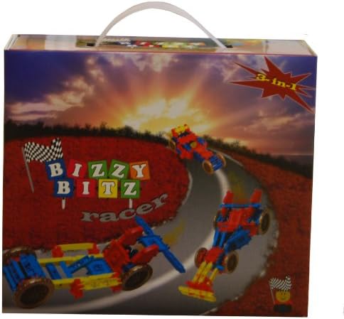 Bizzy Bitz Building Toy = Racer Set 63 Pieces