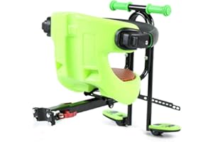 DNYSYSJ Bicycle Seat - Bicycle Baby Kid Seat Kids Child Safety Front Seat Saddle + Food Pedals - Great for Adult Bike Attachment with Handrail