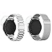 Gear S3 Frontier/Classic Watch Bands, Valkit 22mm Stainless Steel Band, Milanese Loop Mesh Replacement Metal Strap +Screen Protector for Samsung Gear S3 Frontier/Classic Smart Watch/Galaxy Watch 46mm