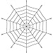 Colonel Pickles Novelties Halloween Decorations - Spider Web Decor – 5 Foot - Includes Plastic Spider – Spiderman Party Supplies