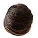 CAISHA Bun Hairpiece Ponytail Hepburn-Bun Scrunchie Updo Brown Mix DC4