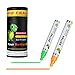 GoBetter Liquid Chalk Markers - 7 Pack with Free 8 Chalkboard Labels - Reversible Bullet and Chisel Fine Tip Neon Color Pens. Great for LED Boards, Plastic, Metal, Glass and Non-Porous Surfaces