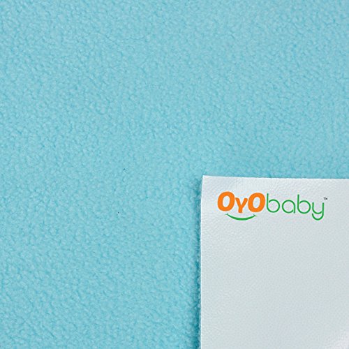 OYO BABY - 100% Waterproof Mattress Protector / Hypoallergenic / Anti-slip / Crib Sheets / Pads / Absorbent Sheet / Diaper changing pad cover / mat (Large - ( 140cm X 100cm), Sea Blue) - Thumbnail 4