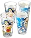 Zak Designs Wonder Woman Comics Glass Tumbler 4 Piece Window box, 16 oz, Multicolor