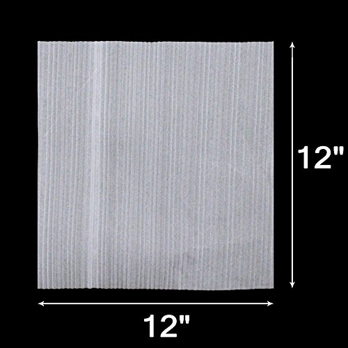 110 Count - 12 Inches x 12 Inches Cushion Foam Wrap Sheets Moving Supplies Packing Foam Packing Material for Dishes, Plates, Glasses, Cups, Furniture Legs or Edges, for all Purpose Protection, Storage