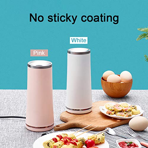 Frühlingsrolle Maker Frühlingsrolle Maschine Vertikale Ei Omelett Haushalt Doppelzylinder Pfannen Automatische Pfannkuchenofen Vertikale Rolle Antihaft Home Cooker DIY MiMiey (Weiß)