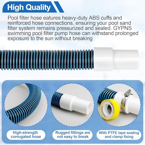 3 Ft Above Ground Pool Hoses for Hayward Filter Pump photo 6
