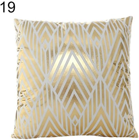 ALCYONEUS Gilding Love Heart Pineapple Print Pillow Cushion Cover Case Car Home Decor - 19#